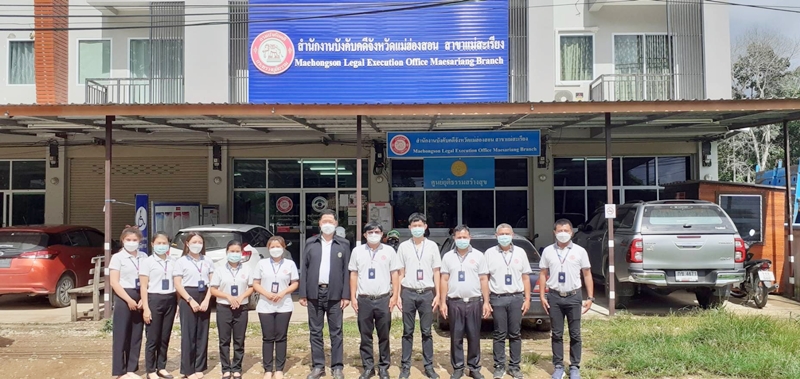 ผู้ตรวจราชการกรม กรมบังคับคดี เข้าตรวจราชการ รอบที่ 2 ประจำปีงบประมาณ พ.ศ. 2565 ณ สำนักงานบังคับคดีจังหวัดแม่ฮ่องสอน สาขาแม่สะเรียง